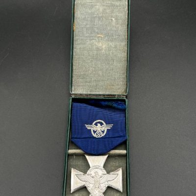 Police Long Service Cross – 18 Years – in Case (3rd Reich)