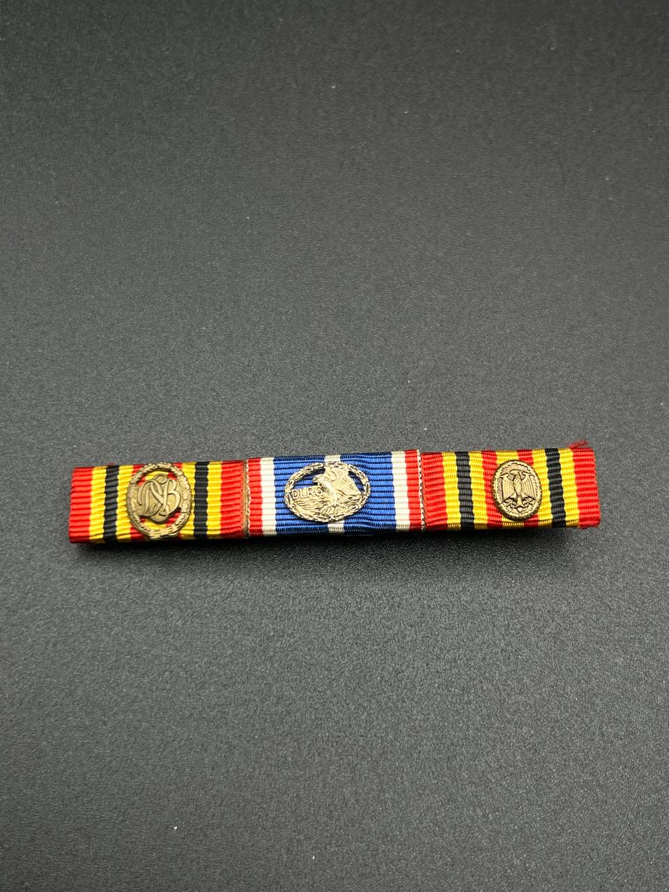 Two Lifesaver-Athlete Medal Bars, West Germany, 1957