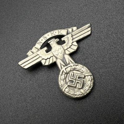 Original NSKK Cap Cockade – Aluminum (Third Reich).