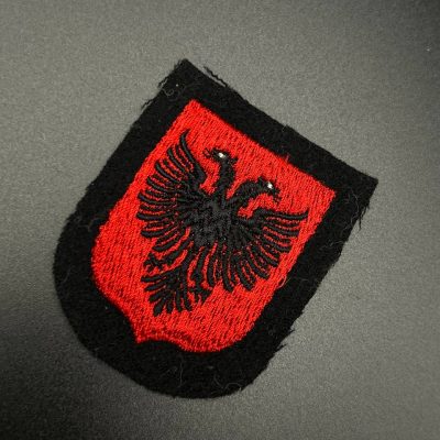 Sleeve Shield for Albanian Volunteers in the 21th Mountain Division of Waffen SS “Skandberg”