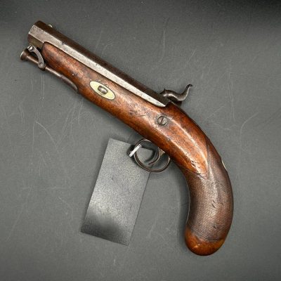 Large Bore European Percussion “Manstopper” Pistol Circa 1850