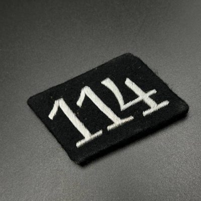 A Right Collar Tab for SS-Fuss-Standarte 114″Leslau” Officers