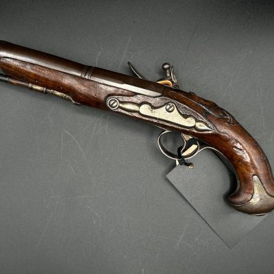 French Flintlock Steel Barrel “Duckbill” Blunderbuss Pistol Circa 1775