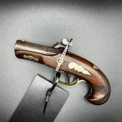 Small Antique Percussion Derringer Style Pistol Circa 1850