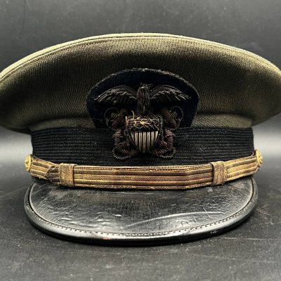 U.S. Navy Officer’s Visor Cap (WWII period)