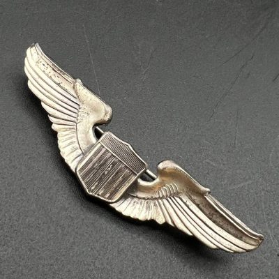 US Army Air Forces Pilot Wings, Sterling Silver (WWII)