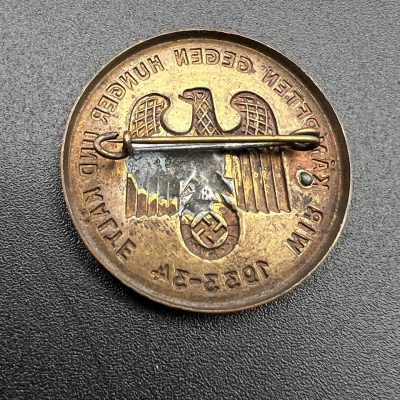 Winter Relief Badge 1933–34 “We Fought Against Hunger and Cold” (Winterhilfswerk 1933–34)