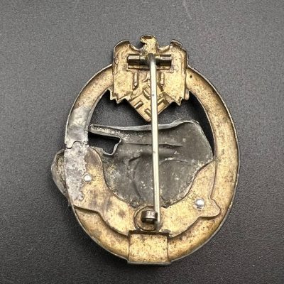 Panzer Assault Badge in Silver “25” – C.E. Juncker