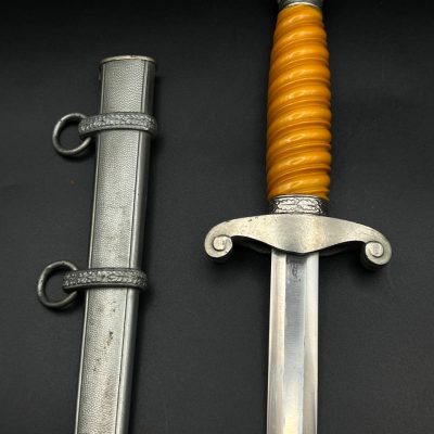 Heer Infantry Dagger Model 1935 with Dedication Engraving, A. Wingen (Solingen)