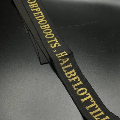Kriegsmarine Cap Tally Ribbon “2. TORPEDOBOOTS-HALBFLOTTILLE”