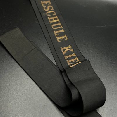 Kriegsmarine Cap Tally Ribbon “MARINESCHULE KIEL”