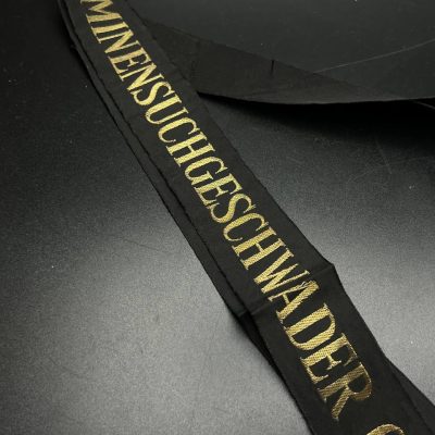 Kriegsmarine Cap Tally Ribbon “6. MINENSUCHGESCHWADER”