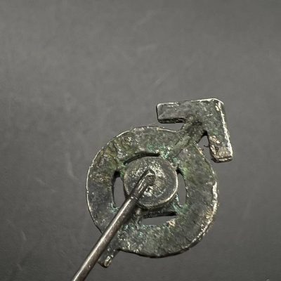 Miniature of Hitler Youth Sport Pin Badge in Silver.