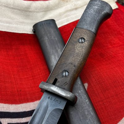 German WWII K98 Bayonet. 42fnj Matching Numbers