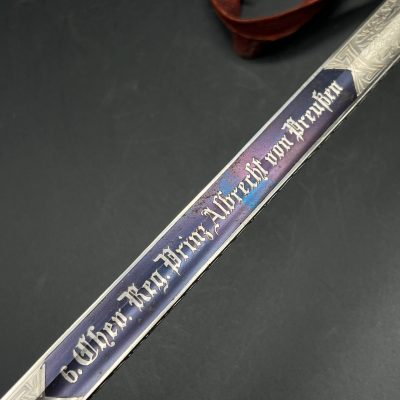 German Imperial Sword. Chevaulegers-Regiment “Prinz Albrecht von Preußen”