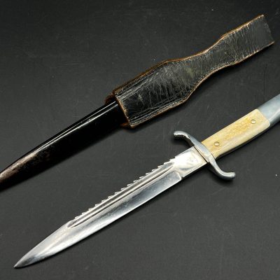 German Fire Brigade Dagger M1933, Regripped (Bone Handle)
