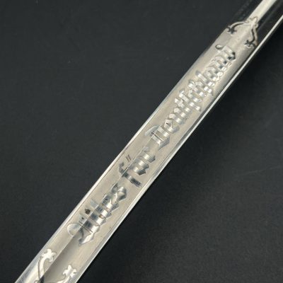 German officer sword by Eickhorn (engraved blade)