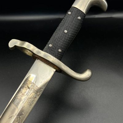 Imperial German M1871 Bayonet with Etched Blade