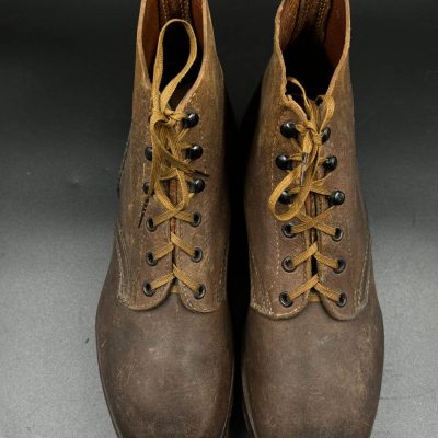 WWII German Wehrmacht Officers / NCO Combat Boots. Early War. Exceptional Rarity. Museum-Quality Condition