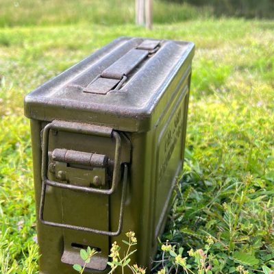 U.S. Military Cal. .30 M1 Ammunition Box, WWII Era, Reeves Manufacturer