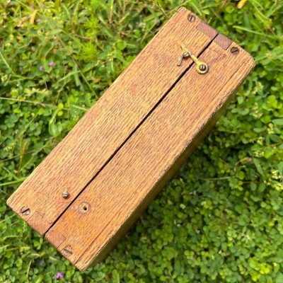 Imperial Japanese Army Wooden Storage Case, WWI/WWII Era