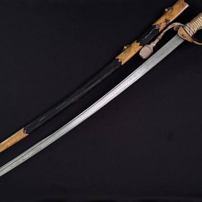 Imperial German Navy (Kaiserliche Marine) Officer’s Saber with Damascus blade