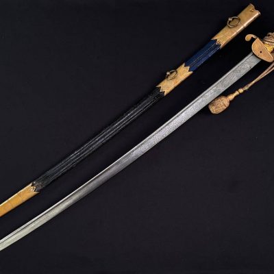 Imperial German Navy (Kaiserliche Marine) Officer’s Sword with Damascus Blade