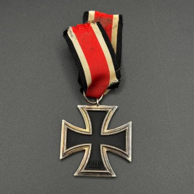 Iron Cross 2nd Class 1939, with Ribbon. Rare round 3 type
