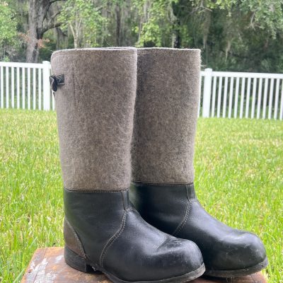 Wehrmacht Winter Boots with Felt Shafts (Filzstiefel)