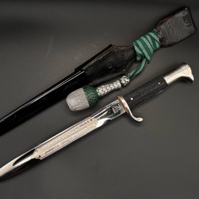 Etched Bayonet. [Carl Eickhorn]. [Double-sided etching]. (Peter Kolb Amberg)