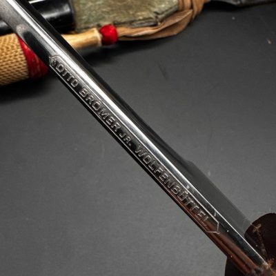 Dress bayonet with edched distributor mark.