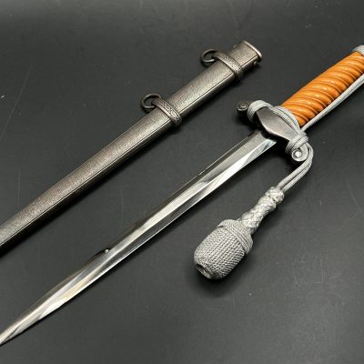 German Army Dagger, Model 1935 (nickel-silver fittings). [Gebr Heller].