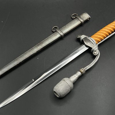German Army Dagger, Model 1935 (nickel-silver fittings). [Gustav C. Spitzer].