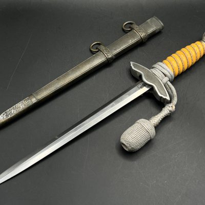 Luftwaffe Dagger, Model 1937 (aluminum fittings). [Carl Eickhorn]. Stamp – Carl Eickhorn.