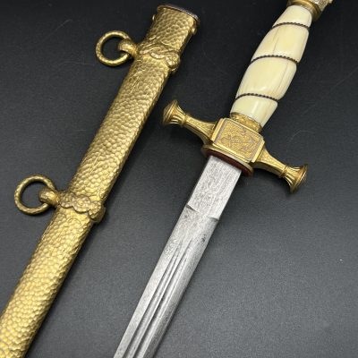 Imperial German Navy Officer’s Dagger pre 1918 [WKC] (damascus steel blade)