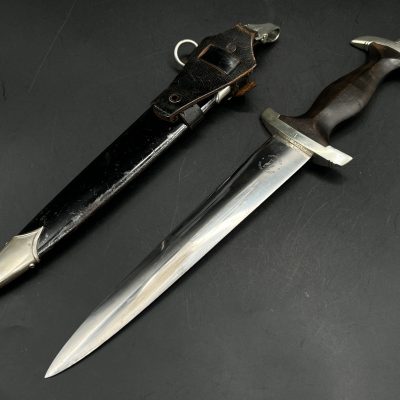 SS Dagger, Model 1933. (Early type). [Robert Klaas]. Stamp – I. SS ID Number