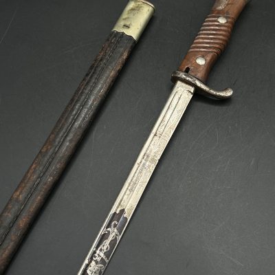 Etched Bayonet, Model 1898. [WKC].
