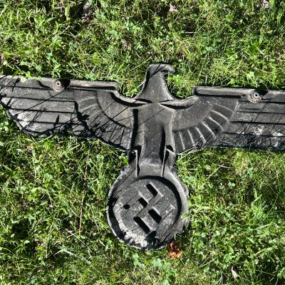 German Railway Eagle – Deutsche Reichsbahn, WWII Period 28.5 15.5 inches (approx. 72×40 cm)